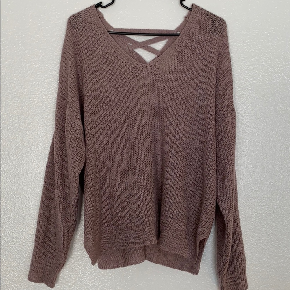 Pink sweater